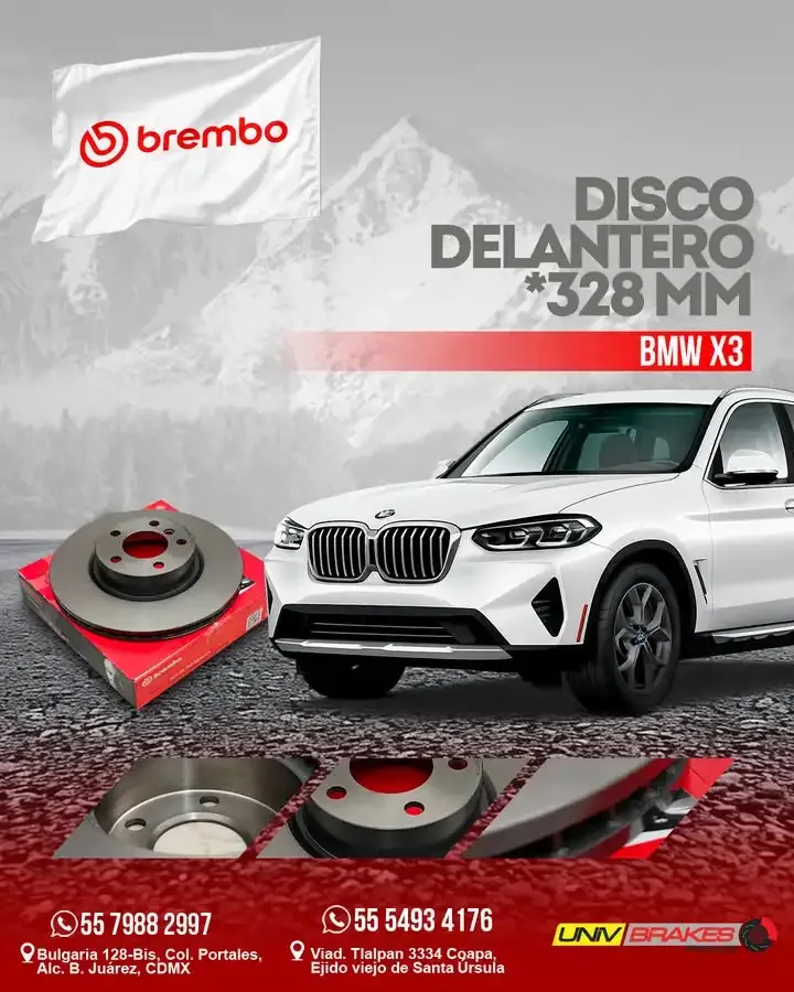 Disco delantero Brembo BMW X3