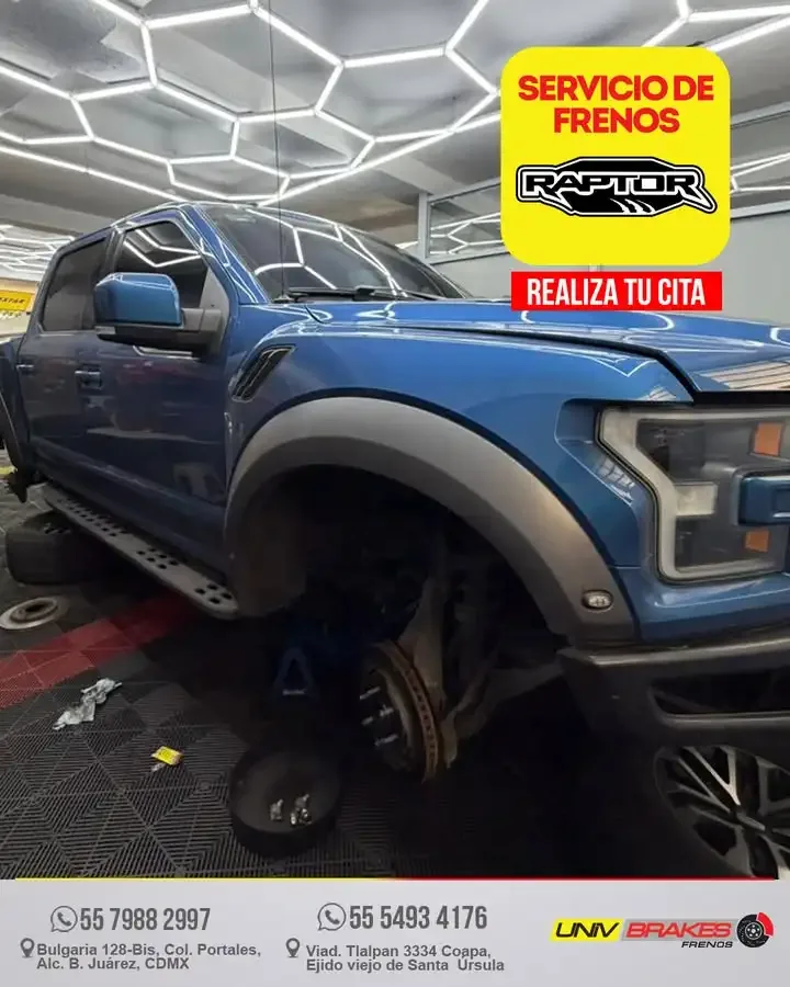 Servicio de frenos Ford Raptor